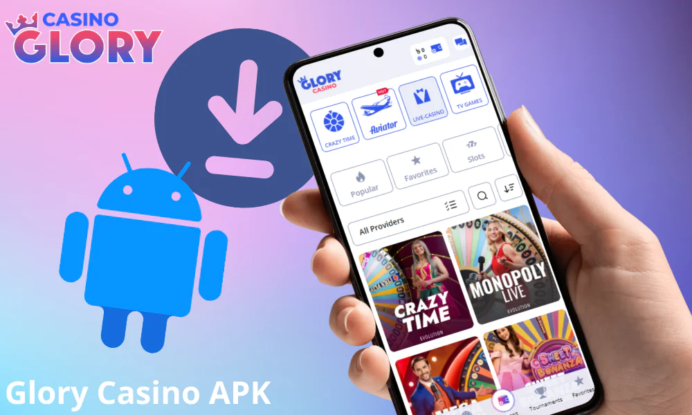Guide to downloading and installing the Glory Casino app on an Android device