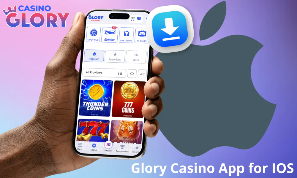 Glory Casino app access on iOS devices like iPhone and iPad